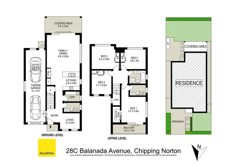 Floorplan of Homely house listing, 28C Balanada Avenue, Chipping Norton NSW 2170