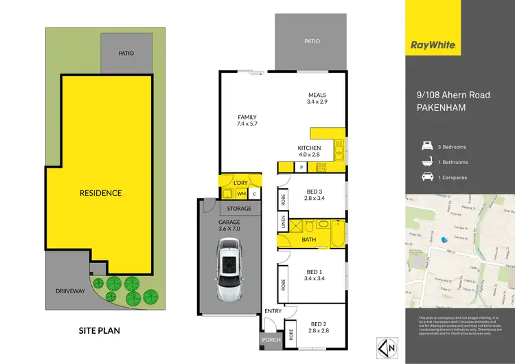 Floorplan of Homely house listing, 9/108 Ahern Road, Pakenham VIC 3810