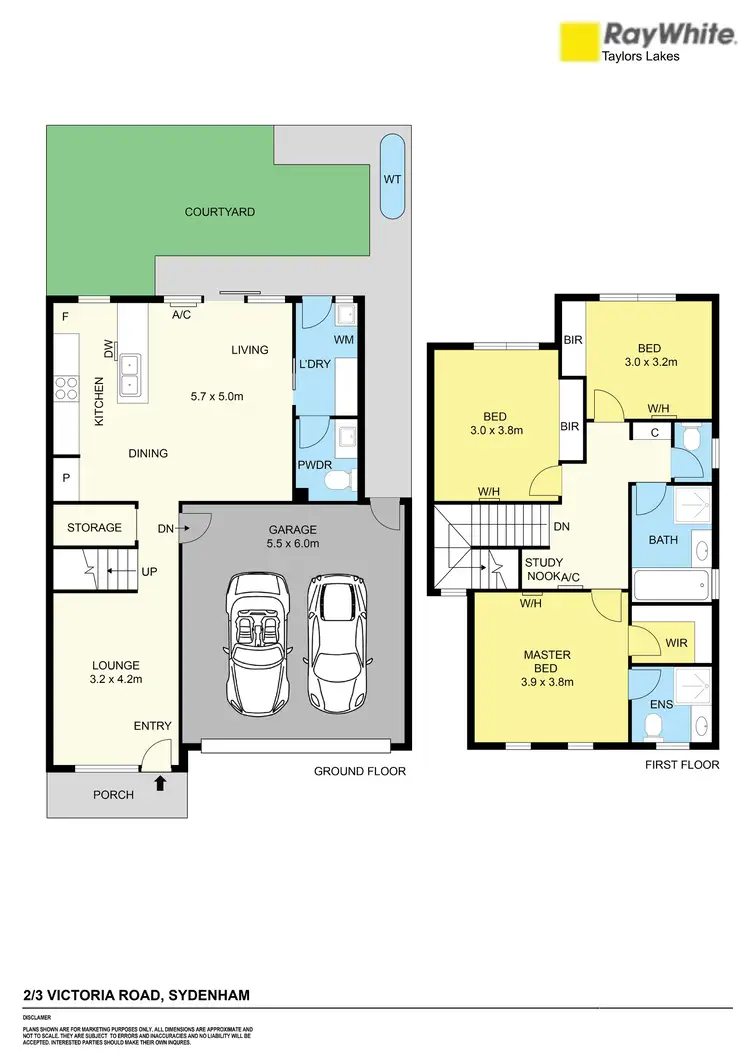 Floorplan of Homely house listing, 2/3 Victoria Road, Sydenham VIC 3037