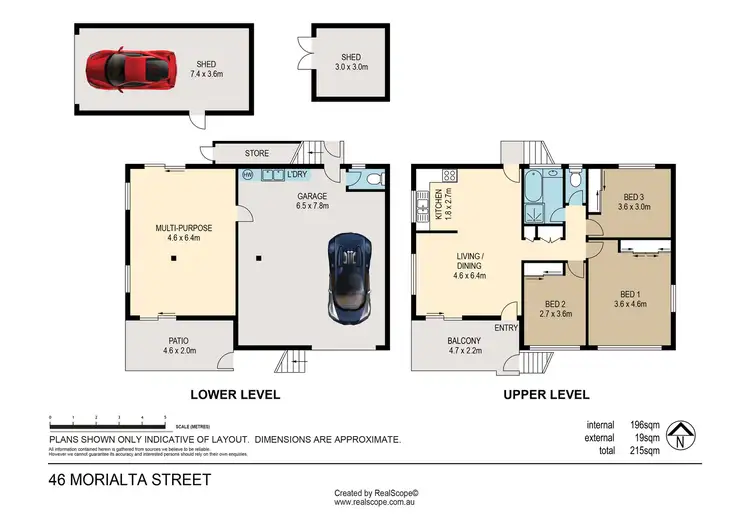 Floorplan of Homely house listing, 46 Morialta Street, Mansfield QLD 4122