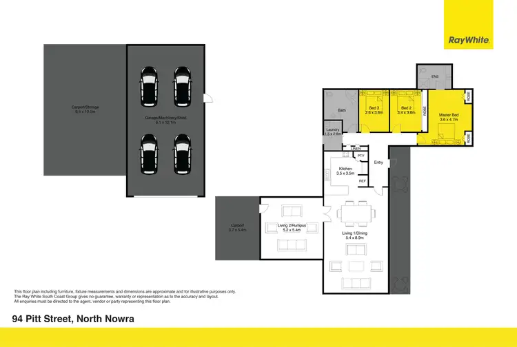 Floorplan of Homely house listing, 94 Pitt Street, North Nowra NSW 2541