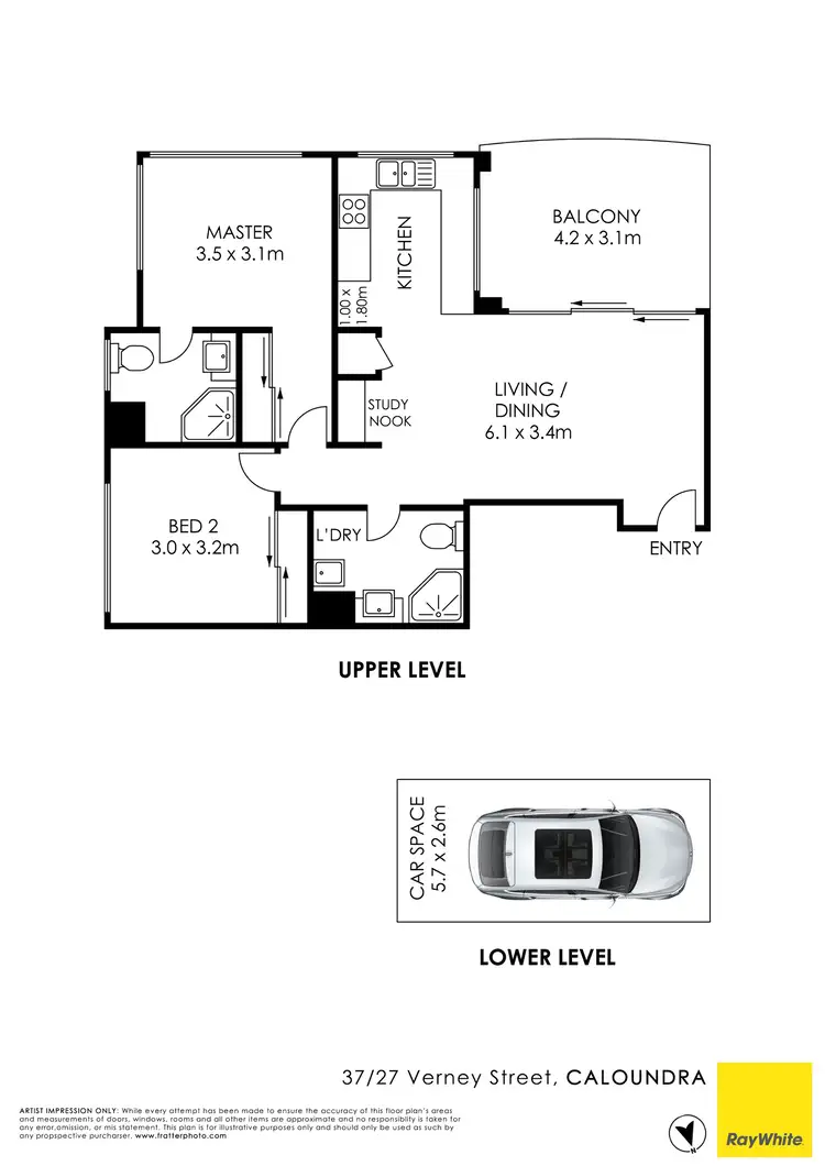 Floorplan of Homely unit listing, 37/27 Verney Street, Kings Beach QLD 4551