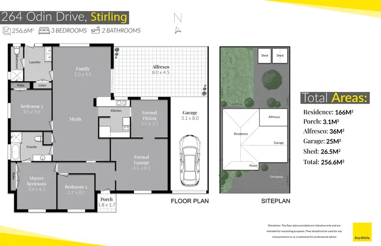 Floorplan of Homely house listing, 264 Odin Drive, Stirling WA 6021