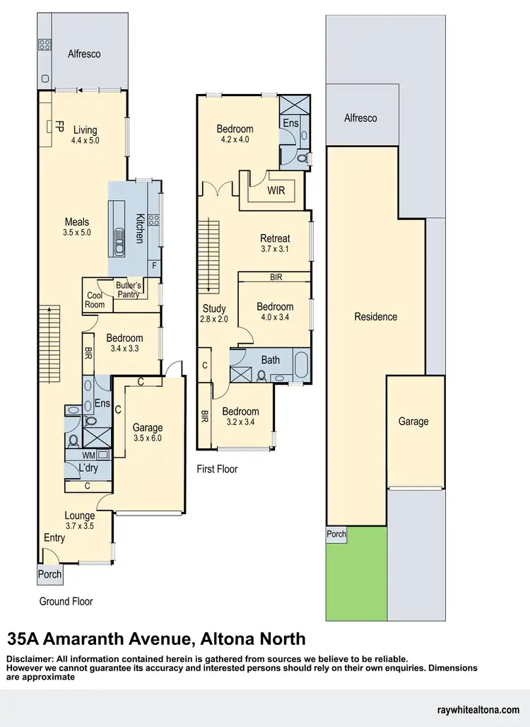 Floorplan of Homely townhouse listing, 35A Amaranth Avenue, Altona North VIC 3025