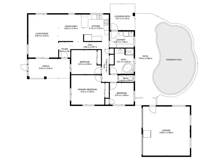 Floorplan of Homely house listing, 13 Diamond Street, Millbank QLD 4670