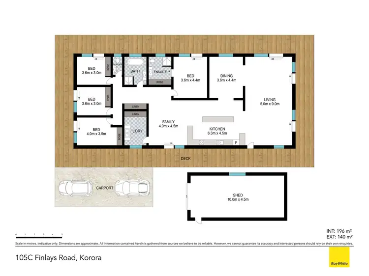 Floorplan of Homely house listing, 105C Finlays Road, Korora NSW 2450