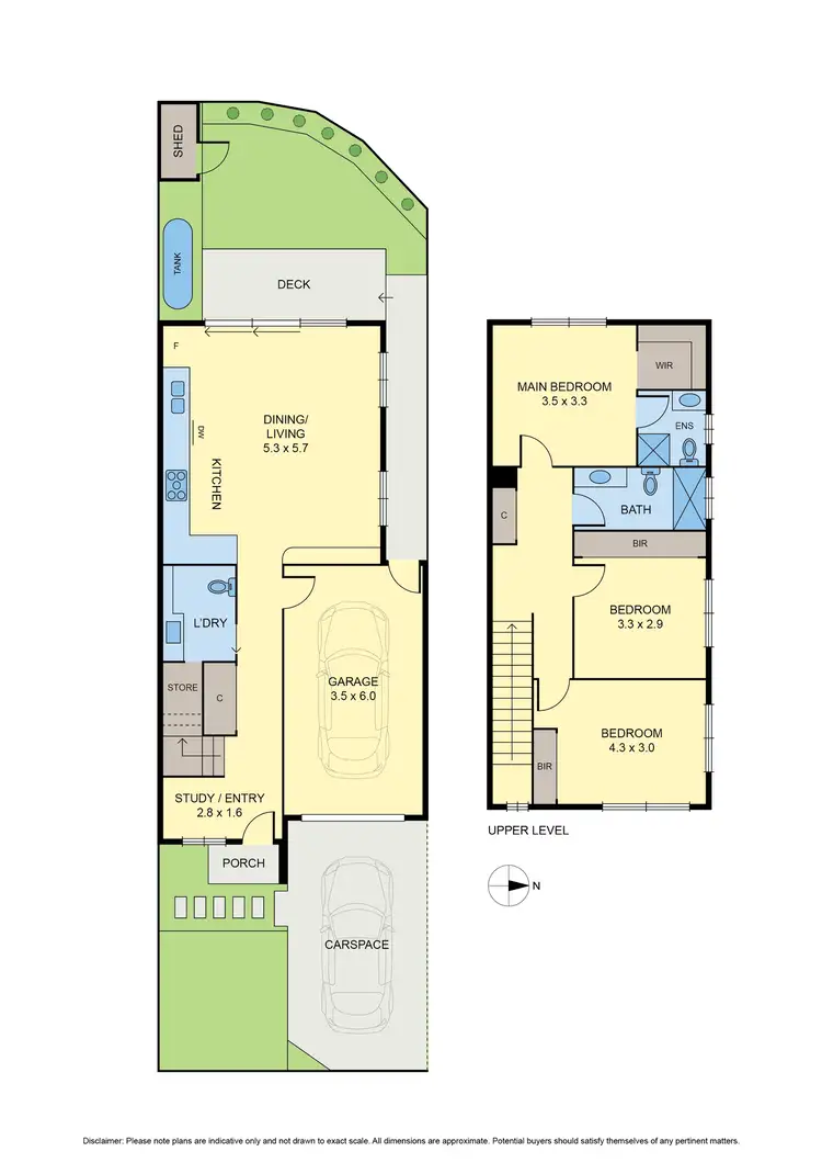 Floorplan of Homely townhouse listing, 2/23 Mutton Road, Fawkner VIC 3060