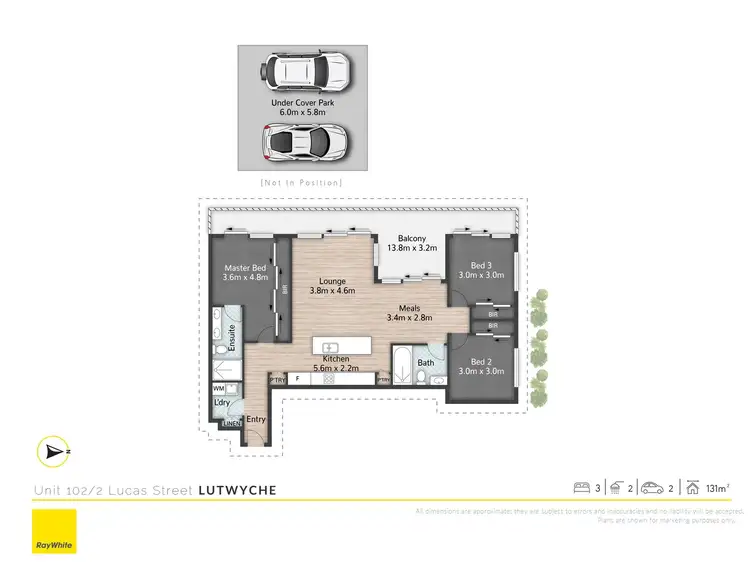 Floorplan of Homely apartment listing, 102/2 Lucas Street, Lutwyche QLD 4030