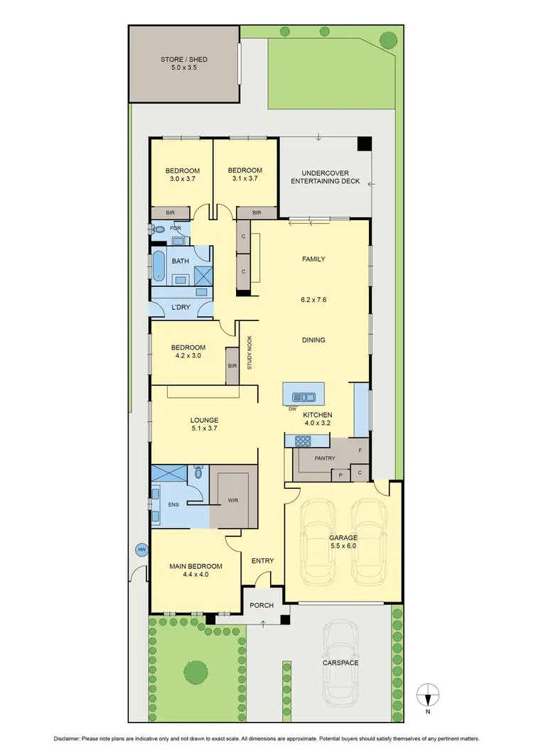 Floorplan of Homely house listing, 7 Myoora Crescent, Greenvale VIC 3059
