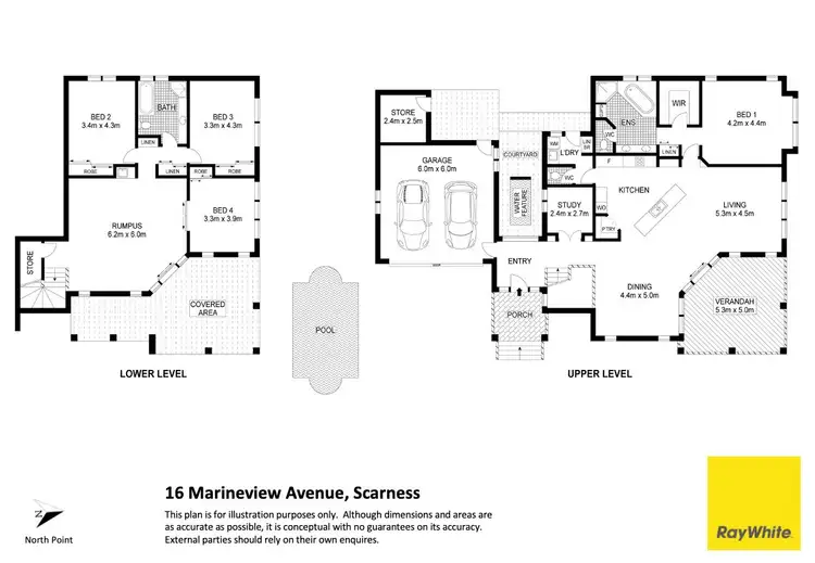 Floorplan of Homely house listing, 16 Marineview Avenue, Scarness QLD 4655