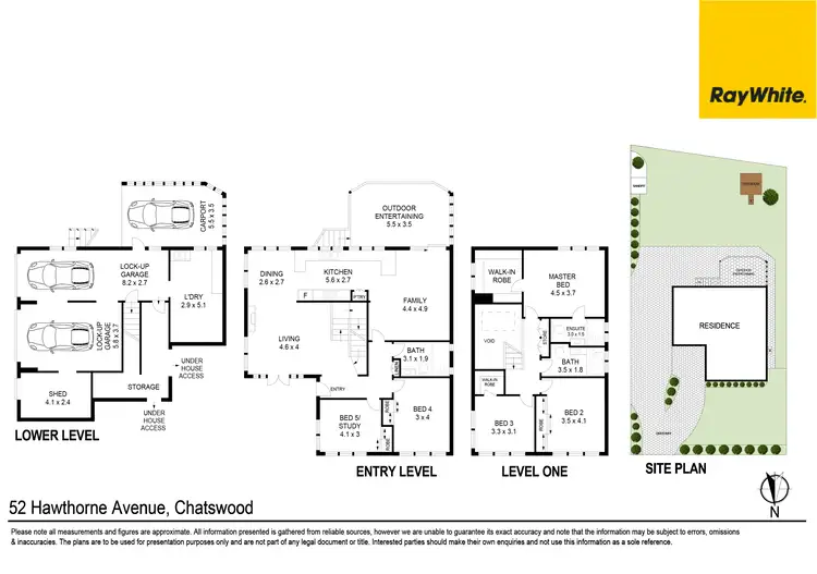 Floorplan of Homely house listing, 52 Hawthorne Avenue, Chatswood NSW 2067