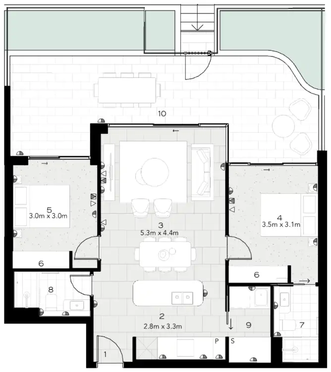 Floorplan of Homely unit listing, A001/11 Lapwing Avenue, Shell Cove NSW 2529