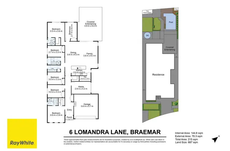 Floorplan of Homely house listing, 6 Lomandra Lane, Braemar NSW 2575