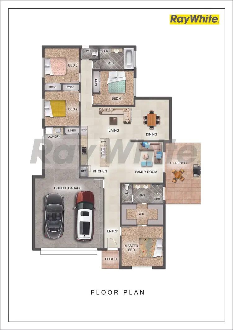 Floorplan of Homely house listing, 20 Warner Crescent, Yandina QLD 4561