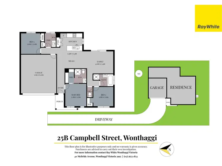 Floorplan of Homely house listing, 25B Campbell Street, Wonthaggi VIC 3995