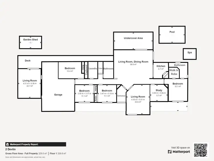Floorplan of Homely house listing, 2 Devlin Court, Thurgoona NSW 2640