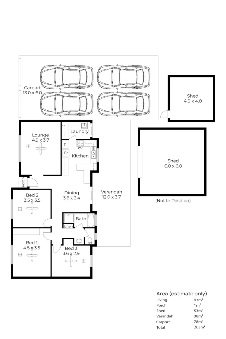 Floorplan of Homely house listing, 37 Swallow Crescent, Parafield Gardens SA 5107