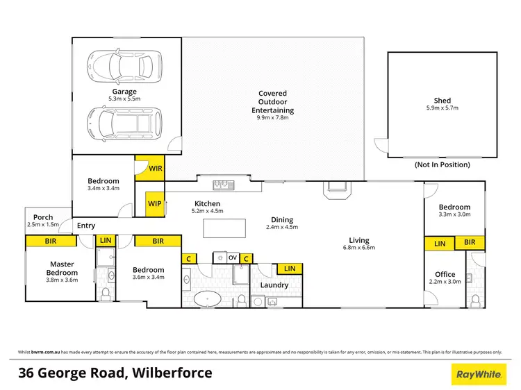 Floorplan of Homely house listing, 36 George Road, Wilberforce NSW 2756