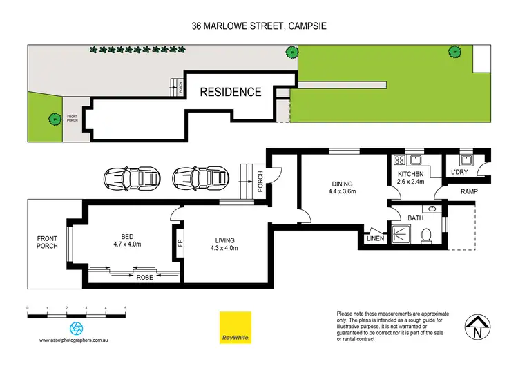 Floorplan of Homely house listing, 36 Marlowe Street, Campsie NSW 2194