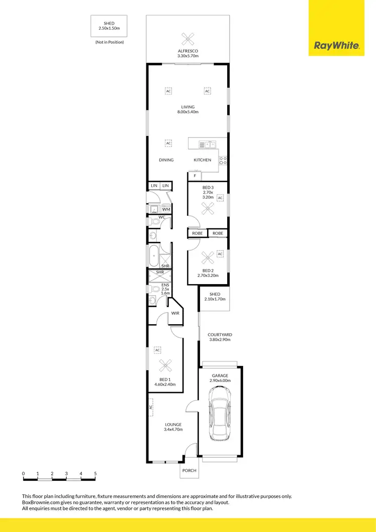 Floorplan of Homely house listing, 61 Dampier Avenue, Flinders Park SA 5025