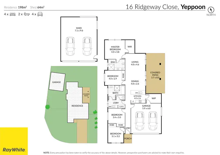 Floorplan of Homely house listing, 16 Ridgeway Close, Yeppoon QLD 4703