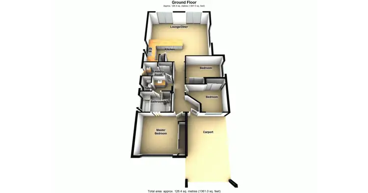 Floorplan of Homely house listing, 8 Greenway Circuit, Springfield QLD 4300