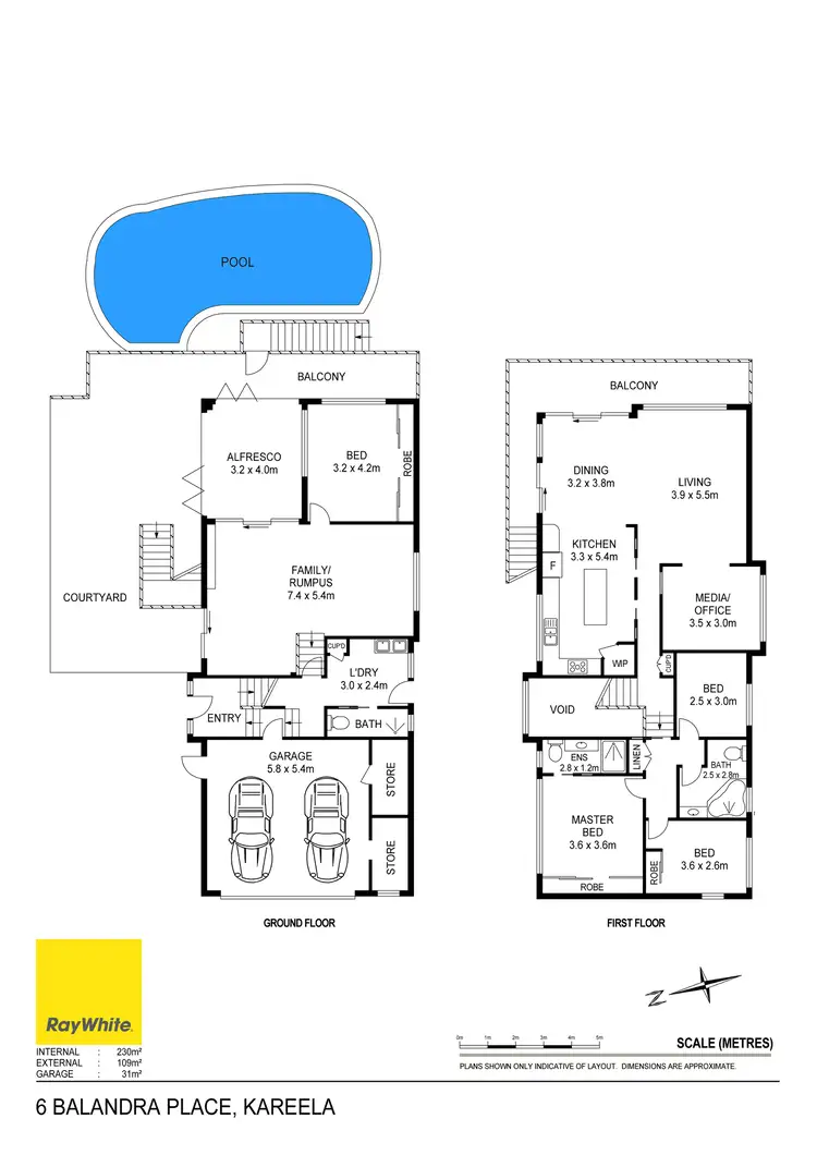 Floorplan of Homely house listing, 6 Balandra Place, Kareela NSW 2232