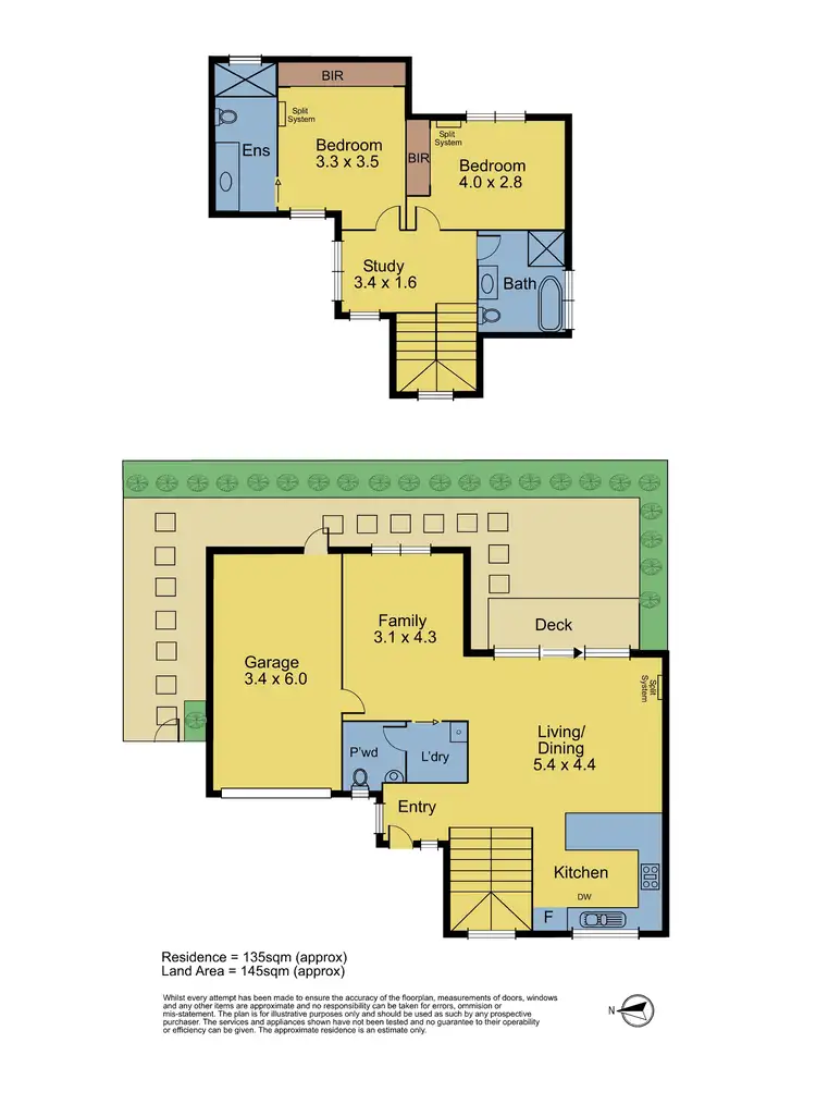 Floorplan of Homely townhouse listing, 2/17 Dudley Street, Mitcham VIC 3132