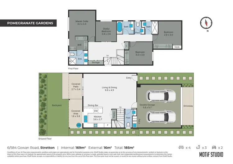 Floorplan of Homely townhouse listing, 6/584 Gowan Road, Stretton QLD 4116