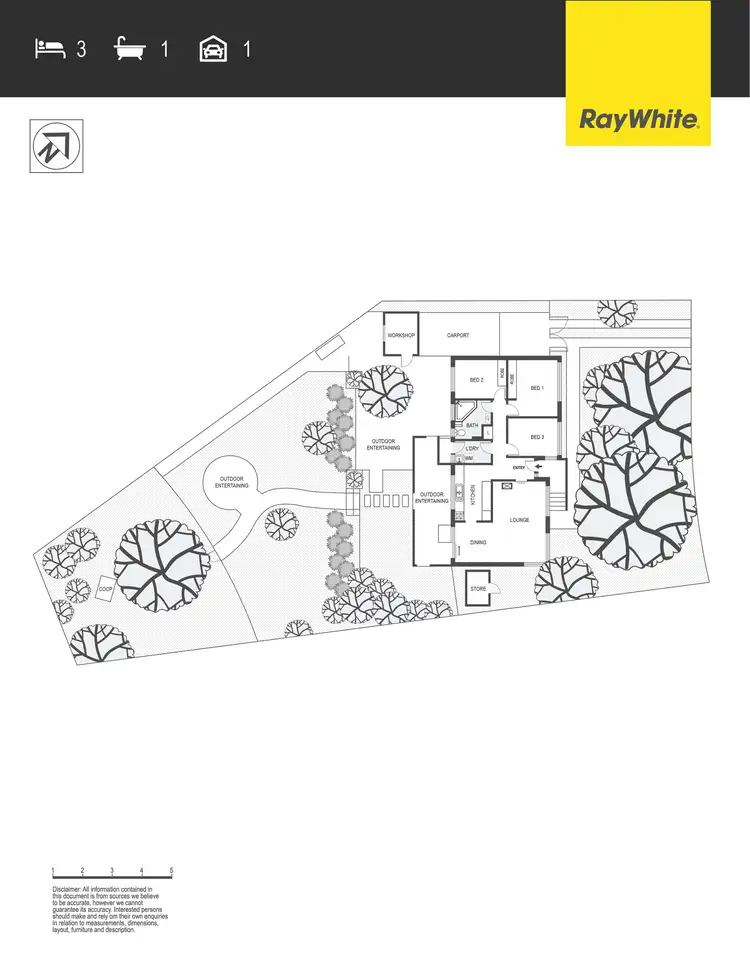 Floorplan of Homely house listing, 50 Lyttleton Crescent, Cook ACT 2614