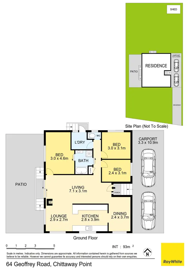 Floorplan of Homely house listing, 64 Geoffrey Road, Chittaway Point NSW 2261