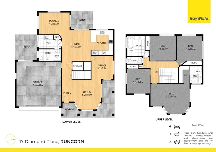 Floorplan of Homely house listing, 17 Diamond Place, Runcorn QLD 4113