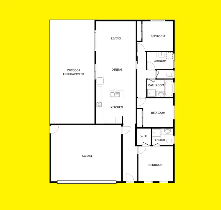 Floorplan of Homely house listing, 628 San Mateo Avenue, Mildura VIC 3500