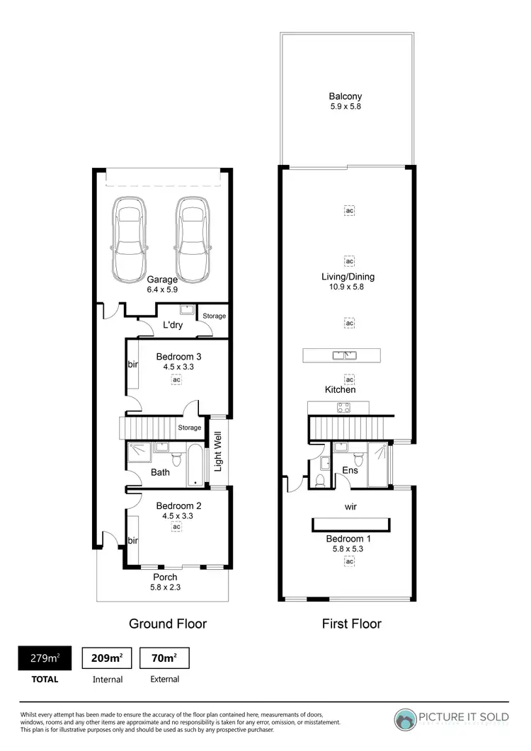 Floorplan of Homely townhouse listing, 4 Southcott Walk, Adelaide SA 5000