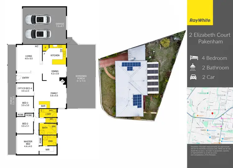 Floorplan of Homely house listing, 2 Elizabeth Court, Pakenham VIC 3810