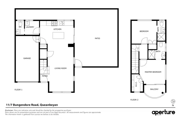 Floorplan of Homely townhouse listing, 7/7 Bungendore Road, Queanbeyan East NSW 2620