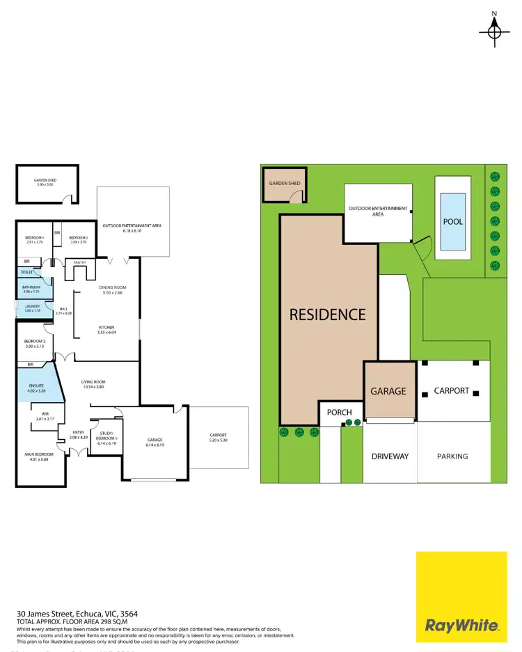 Floorplan of Homely house listing, 30 James Street, Echuca VIC 3564