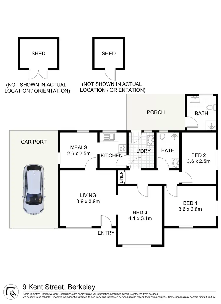 Floorplan of Homely house listing, 9 Kent Street, Berkeley NSW 2506