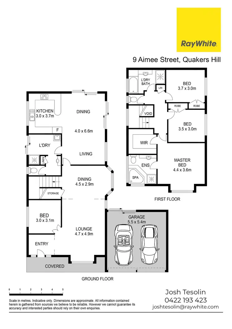 Floorplan of Homely house listing, 9 Aimee Street, Quakers Hill NSW 2763