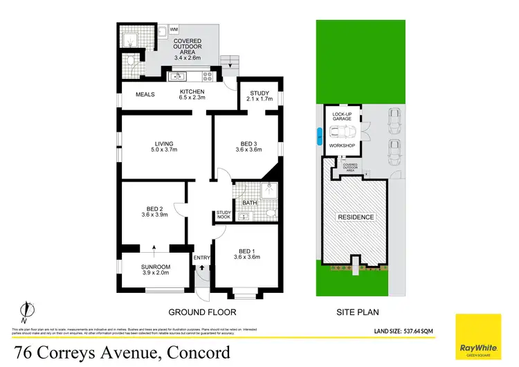 Floorplan of Homely house listing, 76 Correys Avenue, Concord NSW 2137