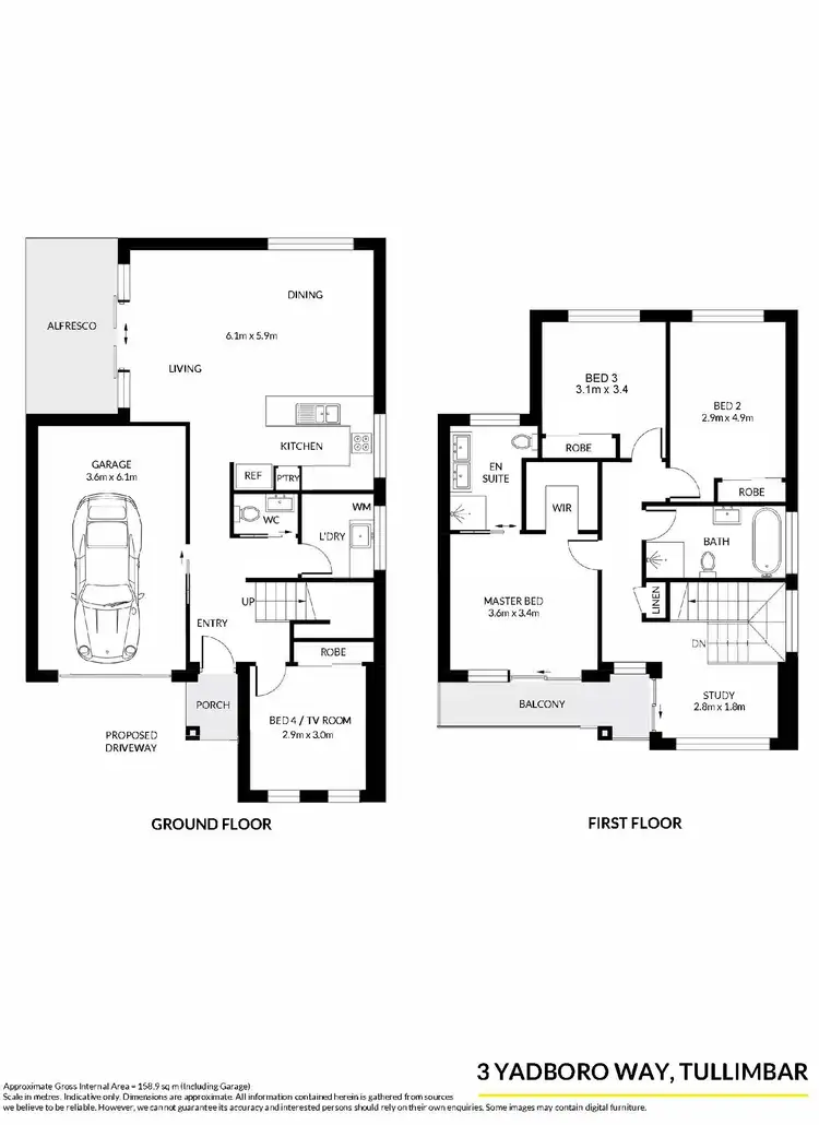 Floorplan of Homely house listing, 3 Yadboro Way, Tullimbar NSW 2527