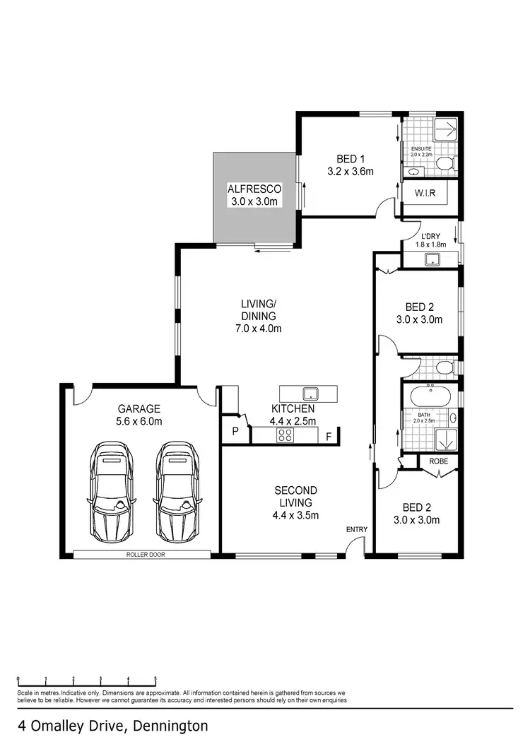 Floorplan of Homely house listing, 4 Omalley Drive, Warrnambool VIC 3280