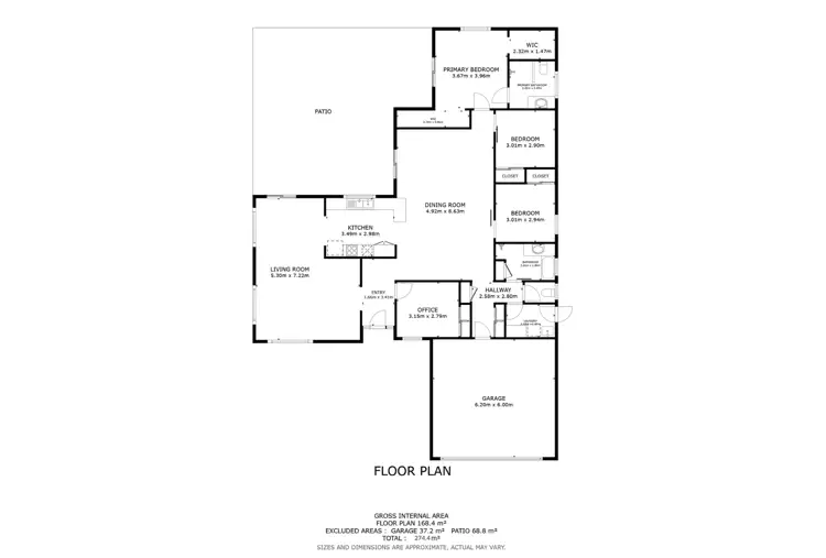 Floorplan of Homely house listing, 16 Back Hill Drive, Coral Cove QLD 4670