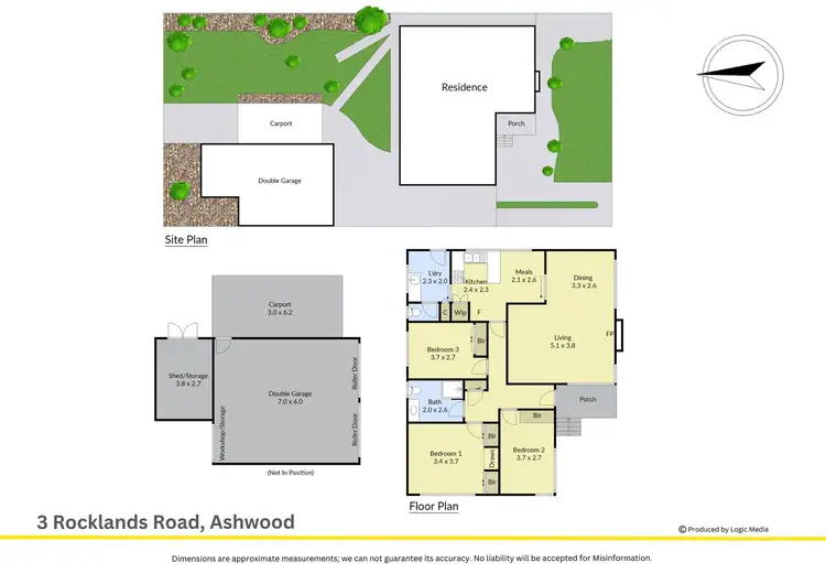 Floorplan of Homely house listing, 3 Rocklands Road, Ashwood VIC 3147