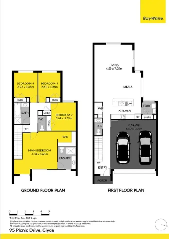 Floorplan of Homely townhouse listing, 95 Picnic Avenue, Clyde North VIC 3978