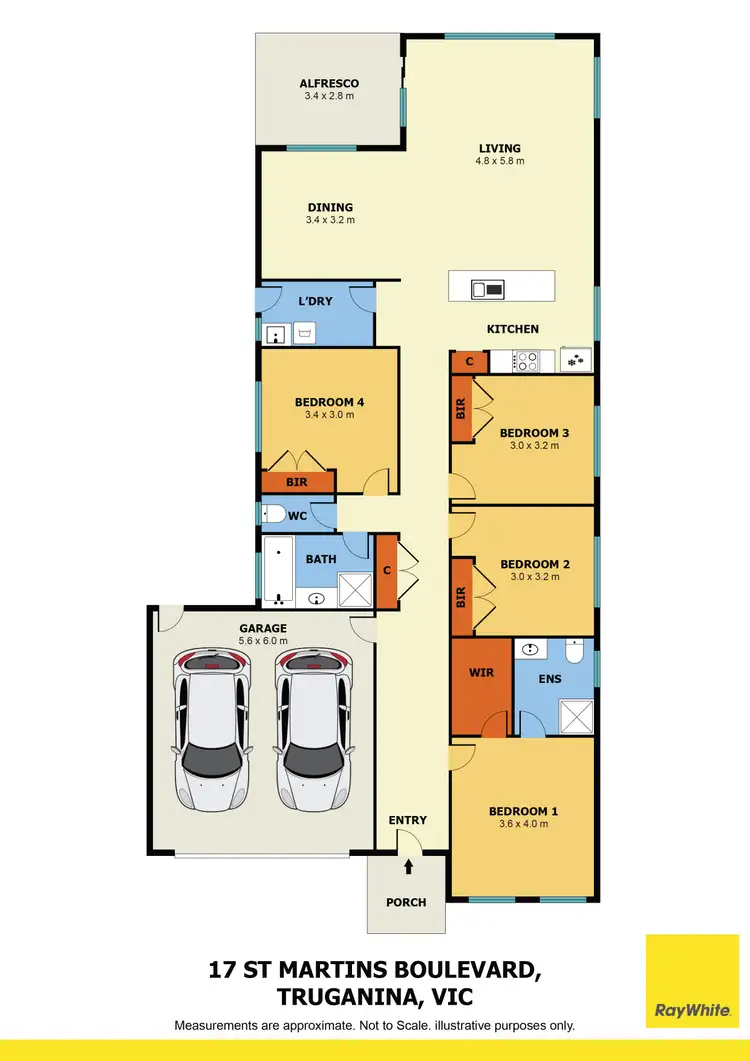 Floorplan of Homely house listing, 17 St Martins Boulevard, Truganina VIC 3029