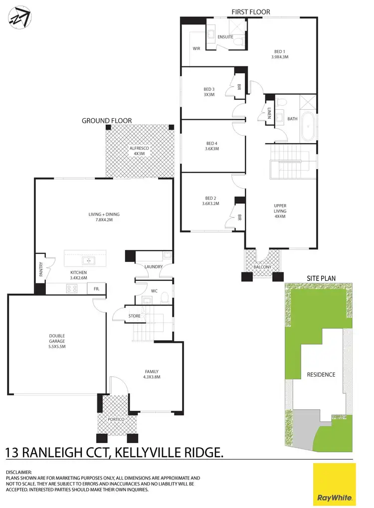 Floorplan of Homely house listing, 13 Ranleigh Circuit, Kellyville Ridge NSW 2155