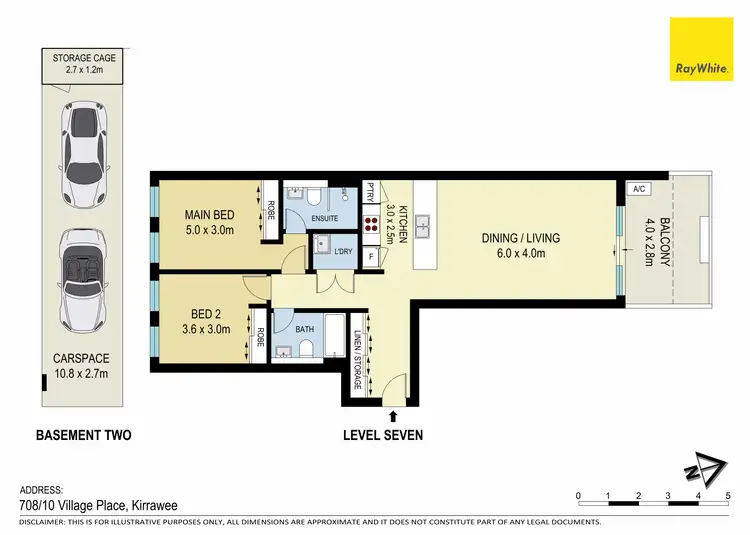 Floorplan of Homely apartment listing, 708/10 Village Place, Kirrawee NSW 2232