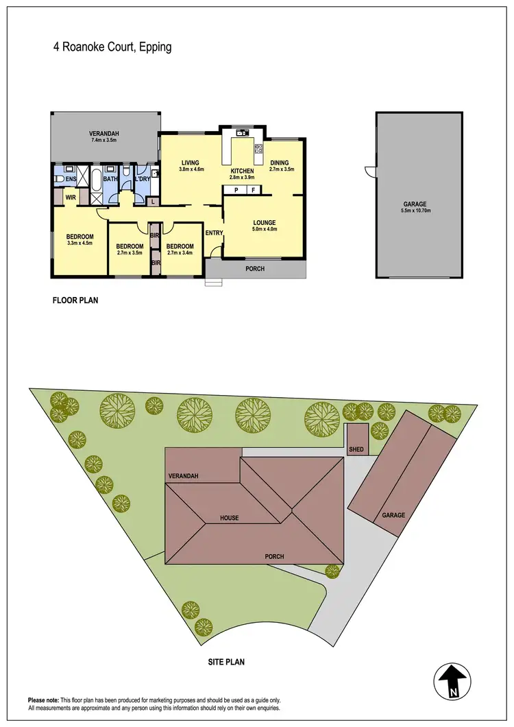 Floorplan of Homely house listing, 4 Roanoke Court, Epping VIC 3076