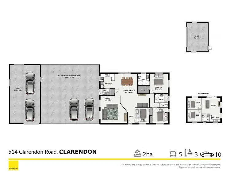 Floorplan of Homely house listing, 514 Clarendon Road, Clarendon QLD 4311